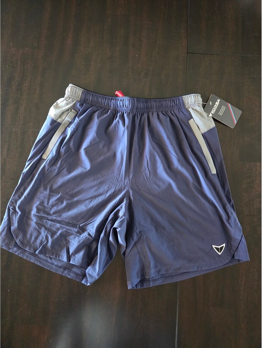 Men's Korsa Pack Leader 7" Running Shorts Size S Navy Blue